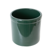Handcrafted 2-gallon stoneware crock in deep green with a smooth, lead-free food-safe glaze, made in USA for fermenting, pickling, and kitchen use, featured in Kitchen & Food and Food Preservation collections.