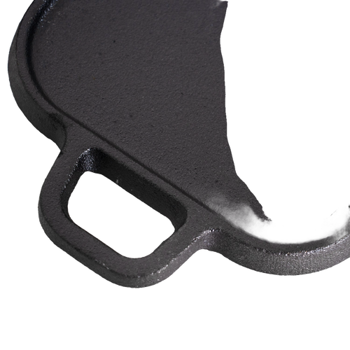 Lehman's Kitchen Family-Size Cast Iron Flip Griddle & Sandwich Press