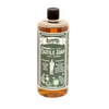 Clear amber bottle of handcrafted Lehman's peppermint scented castile soap with plant-based oils, highlighting multi-use natural cleaner in Health & Wellness and Grooming collections Made in USA.