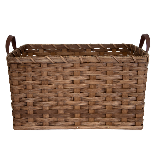 Amish-Made Handwoven Toy Basket