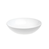 Handcrafted white glass bowl with a 7-inch diameter, made in the USA, perfect for Kitchen & Food, Dinnerware, and Storage and Serving collections.