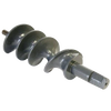 Metal feed auger with stud designed for use in grinders, handcrafted in USA, suited for Kitchen & Food, Specialty Equipment, Butchering Supplies, and Best Sellers collections.