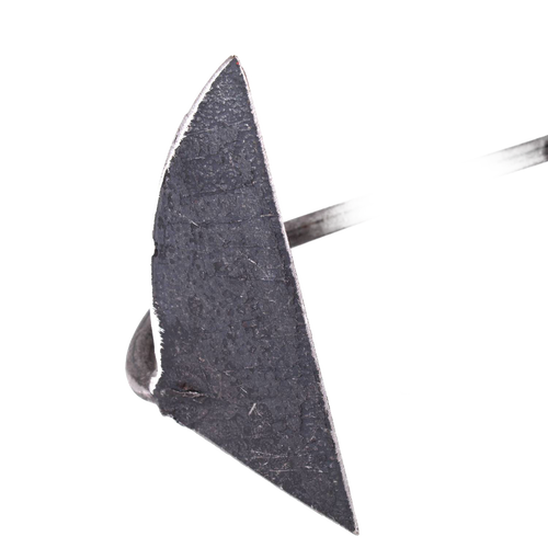 Hand-forged steel blade with a sharp, angled tip designed for precise weed removal beneath soil surface, crafted for durability in Farm, Garden & Tool, Garden Accessories, Best Sellers, Promo Eligible collections.