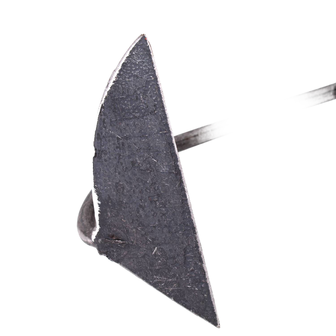 Hand-forged steel blade with a sharp, angled tip designed for precise weed removal beneath soil surface, crafted for durability in Farm, Garden & Tool, Garden Accessories, Best Sellers, Promo Eligible collections.