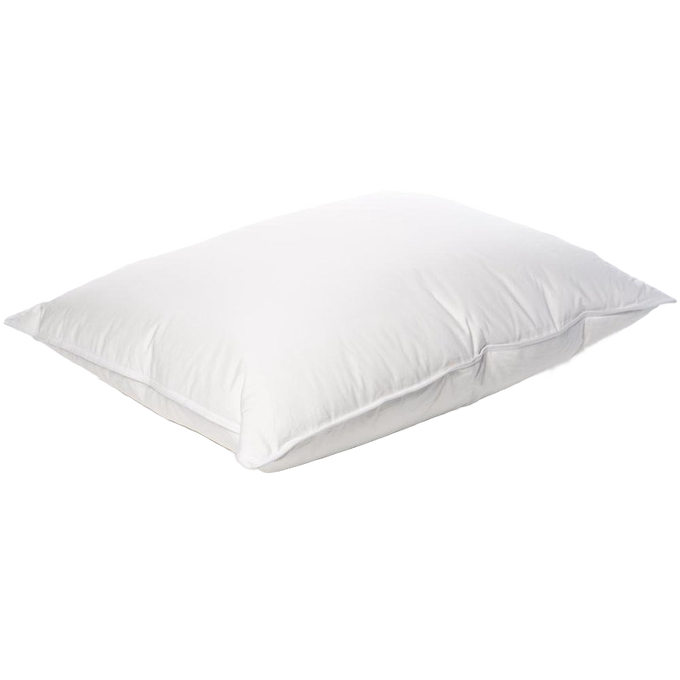 Handcrafted layered feather and down pillow with a supportive inner core and soft outer layers, ideal for Home & Decor, Home Textiles, and Best Sellers collections.