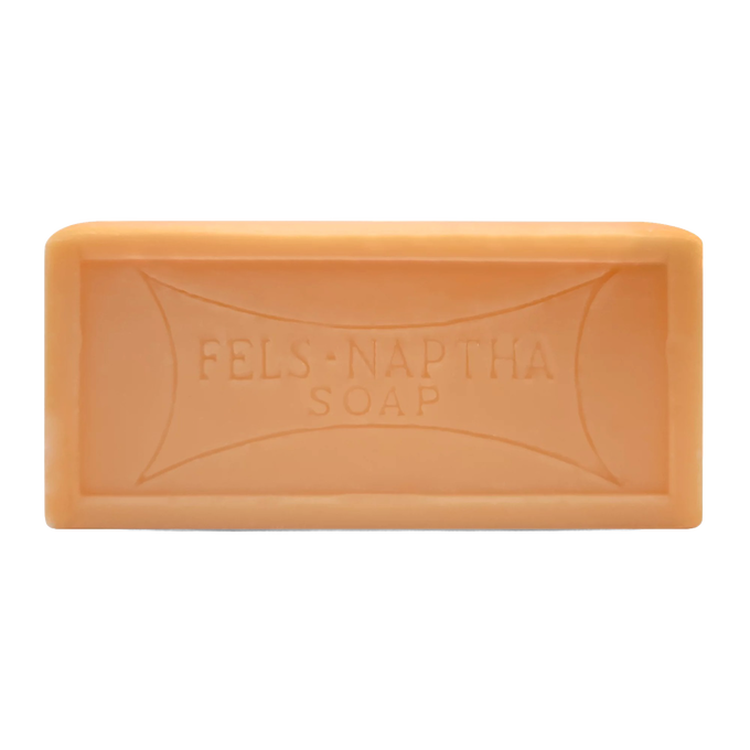 Vintage-style rectangular laundry soap bar in light tan color, handcrafted and made in USA, ideal for Home & Decor, Laundry Supplies, Soaps and Soapmaking collections.