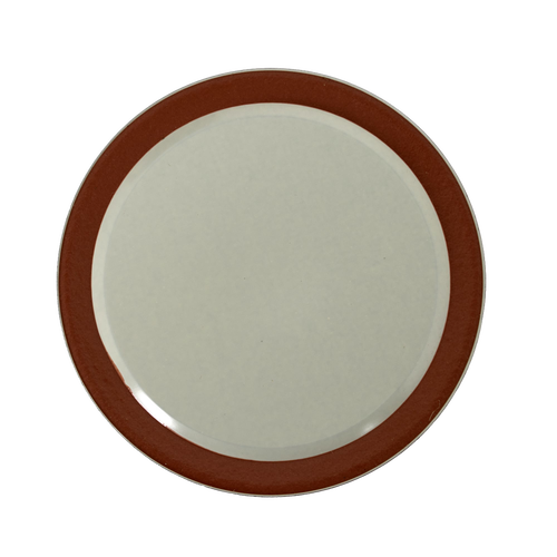 Round canning jar lid with a brown BPA-free sealing compound ring, designed for regular-mouth jars and ideal for Kitchen & Food, Food Preservation, and Canning collections.