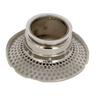 Polished metal outer wick tube with perforated design for oil lamp burners, suitable for Lamps & Lighting, Parts and Accessories, Wicks and Mantles, Best Sellers, and Promo Eligible collections.