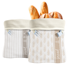 Reusable XL Beeswax Bread Bags - Set of 2