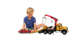 Bruder Toys MACK Granite Tow Truck with Roadster