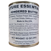 12 oz metal can of powdered butter sealed with oxygen absorber and desiccant, made in USA, ideal for Farm, Garden & Tool, Kitchen & Food, Emergency Supplies, Pantry, and Best Sellers collections.