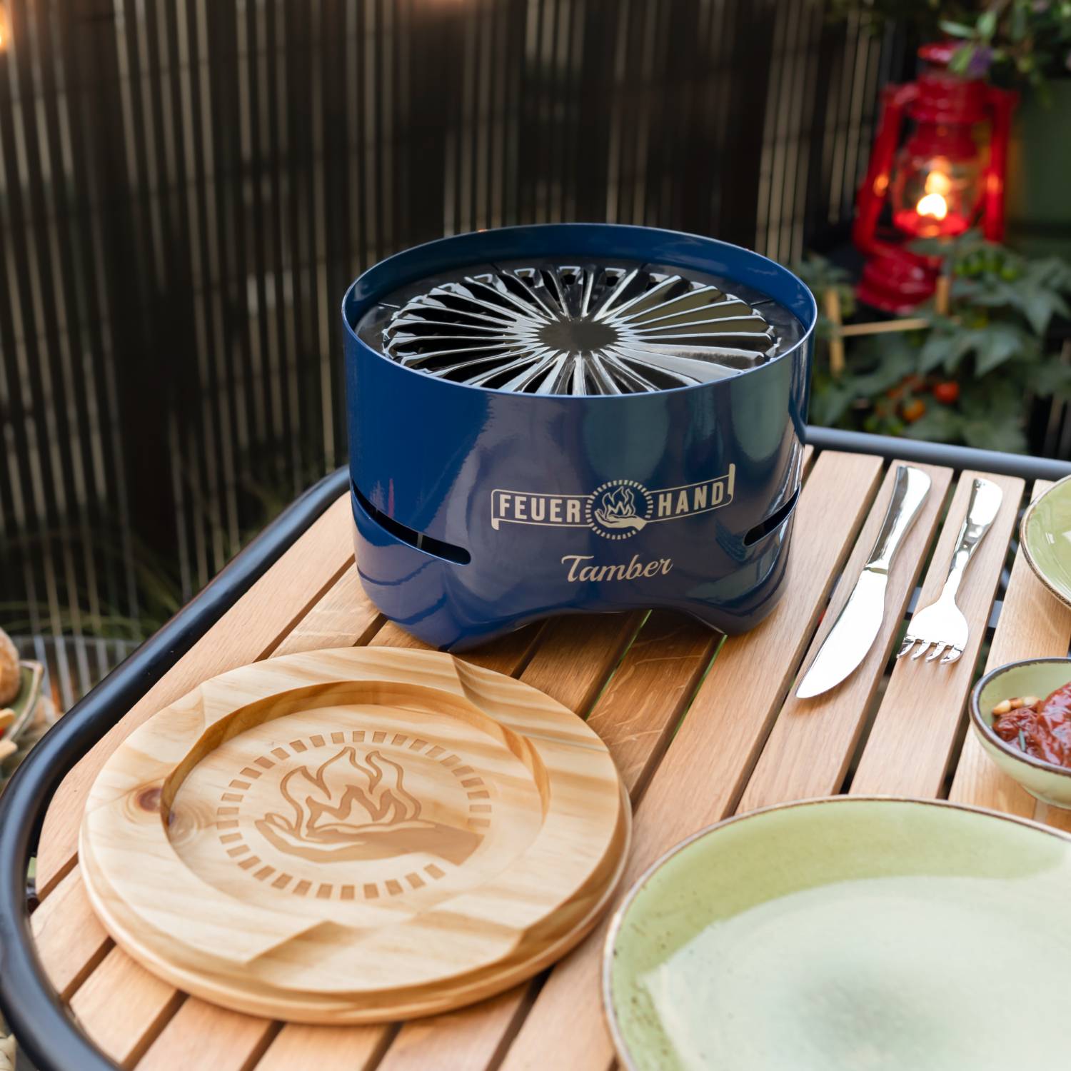 Feuerhand Tamber Tabletop Charcoal Grill | Lehman's