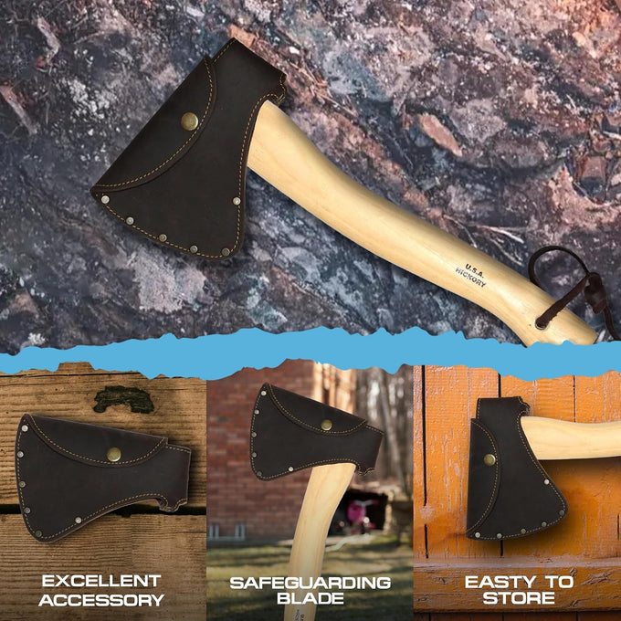 Prandi Genuine Leather Camping Hatchet Cover