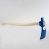 Hand-forged foot adze with a smooth wooden handle and blue steel blade, crafted for restoration and woodworking in Farm, Garden & Tool, Farm Tools, and Best Sellers collections.