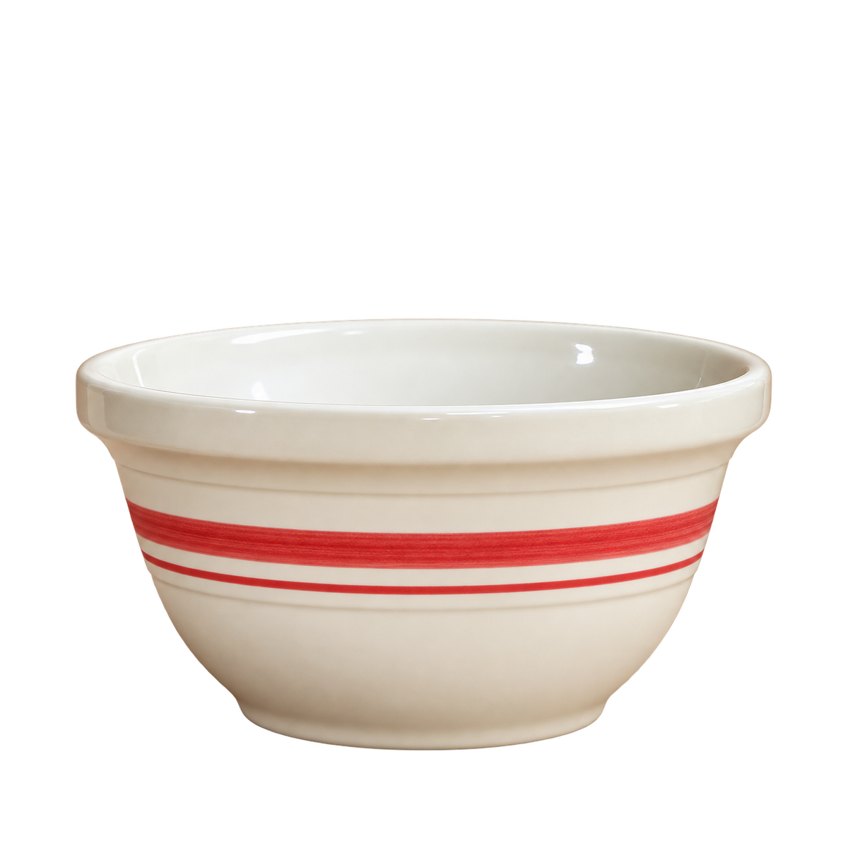 Dominion Stoneware Mixing Bowl – Poppy Striped