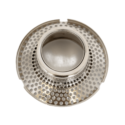Handcrafted metal outer wick tube with perforated design, compatible with Aladdin lamp burners, featured in Lamps & Lighting, Parts and Accessories, Wicks and Mantles, Best Sellers, and Promo Eligible collections.