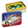 Handcrafted tin box of classic Tiddly Winks game featuring colorful winks and shooters, a scoring platform, and a 20-page historical handbook, made in USA, in Toys, Books & Games, USA Made, Children's Toys, Games and Puzzles, Table and Board Games, Best Sellers, Promo Eligible collections.