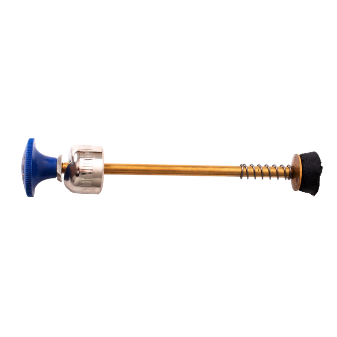 Complete lamp pump featuring a brass shaft, chrome housing, and blue knob, designed for durability and precision in Lamps & Lighting, Parts and Accessories, Other Parts, Best Sellers, and Promo Eligible collections.