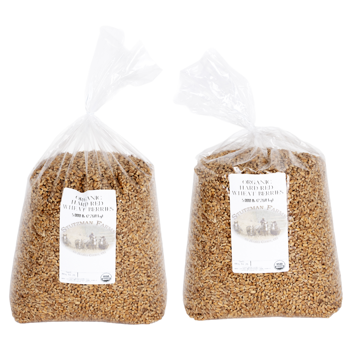 Stutzman Farms Organic Grains – 5-lb Bags