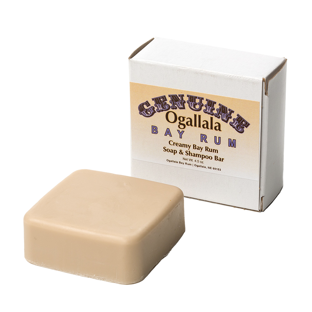 Handcrafted creamy bay rum soap bar made in USA, designed for grooming and personal hygiene, featured in Health & Wellness, Soaps and Soapmaking, and Best Sellers collections.