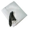 Folded gray textured outdoor air conditioner cover paired with a black elastic strap featuring metal clasps, designed for secure fit in Home & Decor, Household Helpers, and Best Sellers collections.