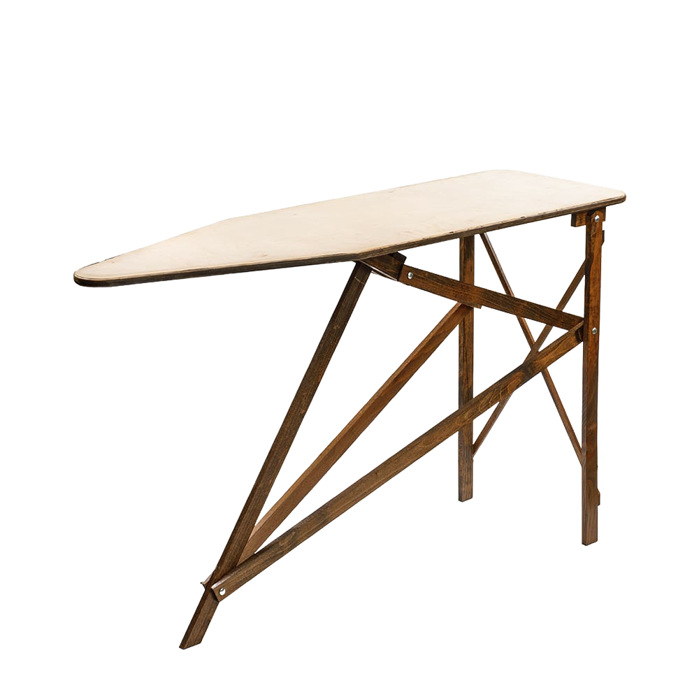 Handcrafted Amish wooden ironing board featuring durable maple and birch construction, designed for Home & Decor, Laundry Supplies, Dryers and Drying Accessories, USA Made, and Amish Made collections.