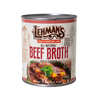 Can of Lehman's handcrafted, all-natural beef broth with vegetables, ready to heat and serve, ideal for Farm, Garden & Tool, Kitchen & Food, Emergency Supplies, Food, Meats, Best Sellers, and Promo Eligible collections.