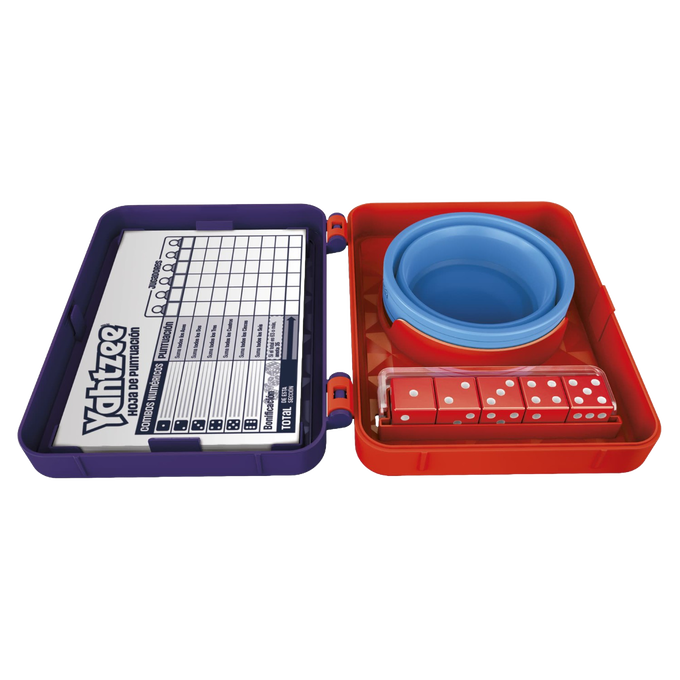 Yahtzee Travel Game with Collapsible Cup