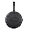 Handcrafted nitrided cast iron skillet with etched Lehman’s logo, offering durable, stick-resistant cooking for camping, kitchen, and outdoor enthusiasts in Farm, Garden & Tool, Cookware, and Best Sellers collections.
