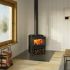 Regency Classic F2450 Medium Wood Stove - Pedestal with Wood Storage