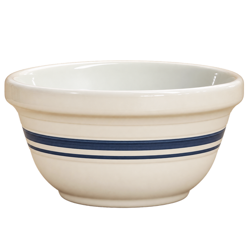 Dominion Stoneware Mixing Bowl – Black Striped