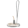Handcrafted steel olive oil lamp part with braided cotton wick, designed for pint-sized jars, perfect for lamps and lighting, made in USA and featured in wicks and mantles collection.