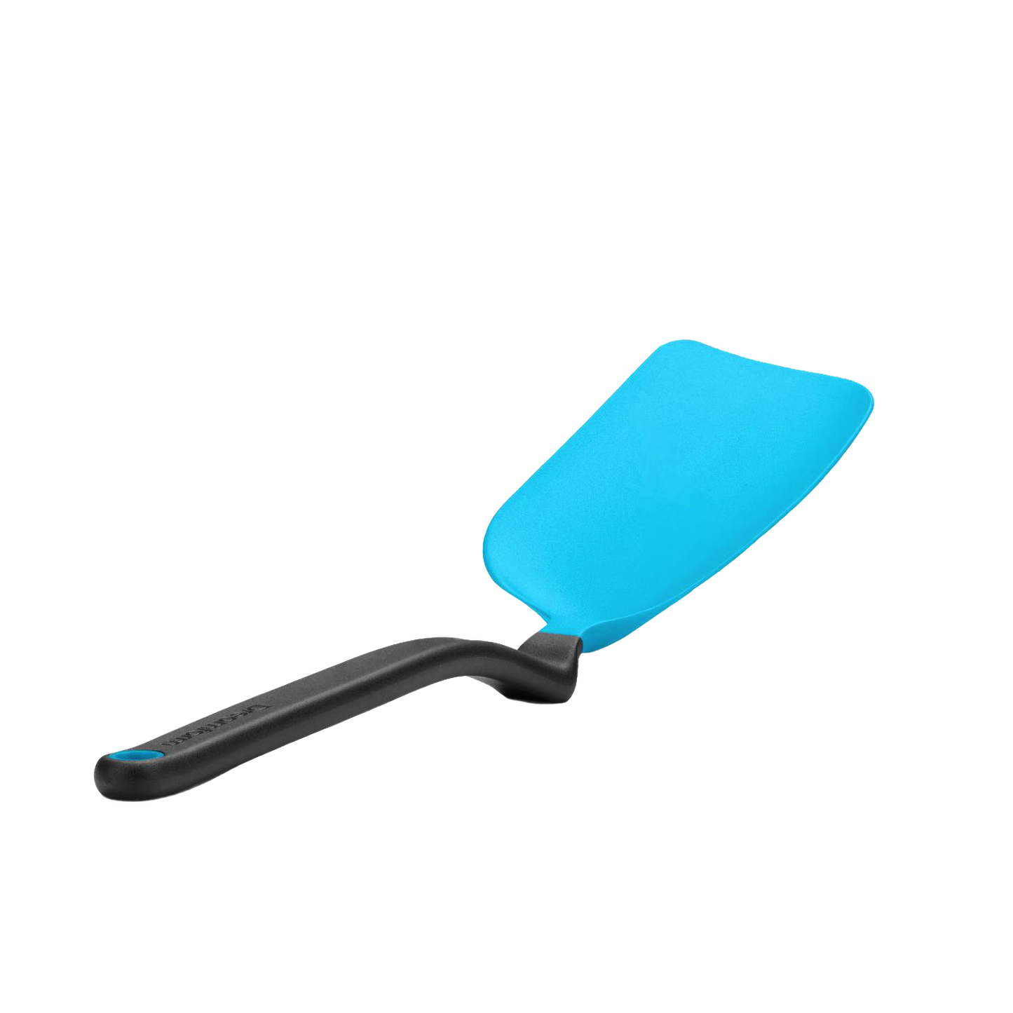 Bright blue flexible spatula with a black handle designed for easy flipping and serving, featured in Kitchen & Food, Kitchen Gadgets, Cooking and Baking Helpers, and Best Sellers collections.