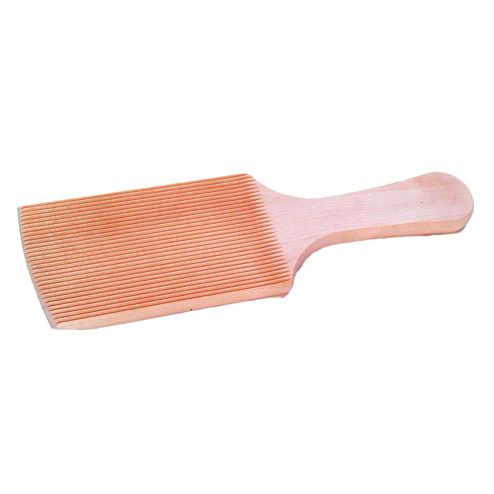 Handcrafted grooved wooden paddle designed to wick away buttermilk, crafted from tight-grained hardwood, ideal for Kitchen & Food, Specialty Equipment, Making Butter, Best Sellers, and Promo Eligible collections.