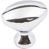 Polished vintage-style cabinet knob with smooth, reflective chrome finish, designed as a durable hardware accent for Home & Decor and Household Helpers collections, USA Made.
