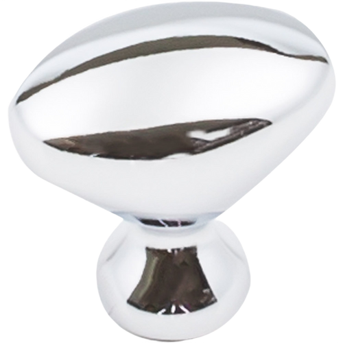 Polished vintage-style cabinet knob with smooth, reflective chrome finish, designed as a durable hardware accent for Home & Decor and Household Helpers collections, USA Made.