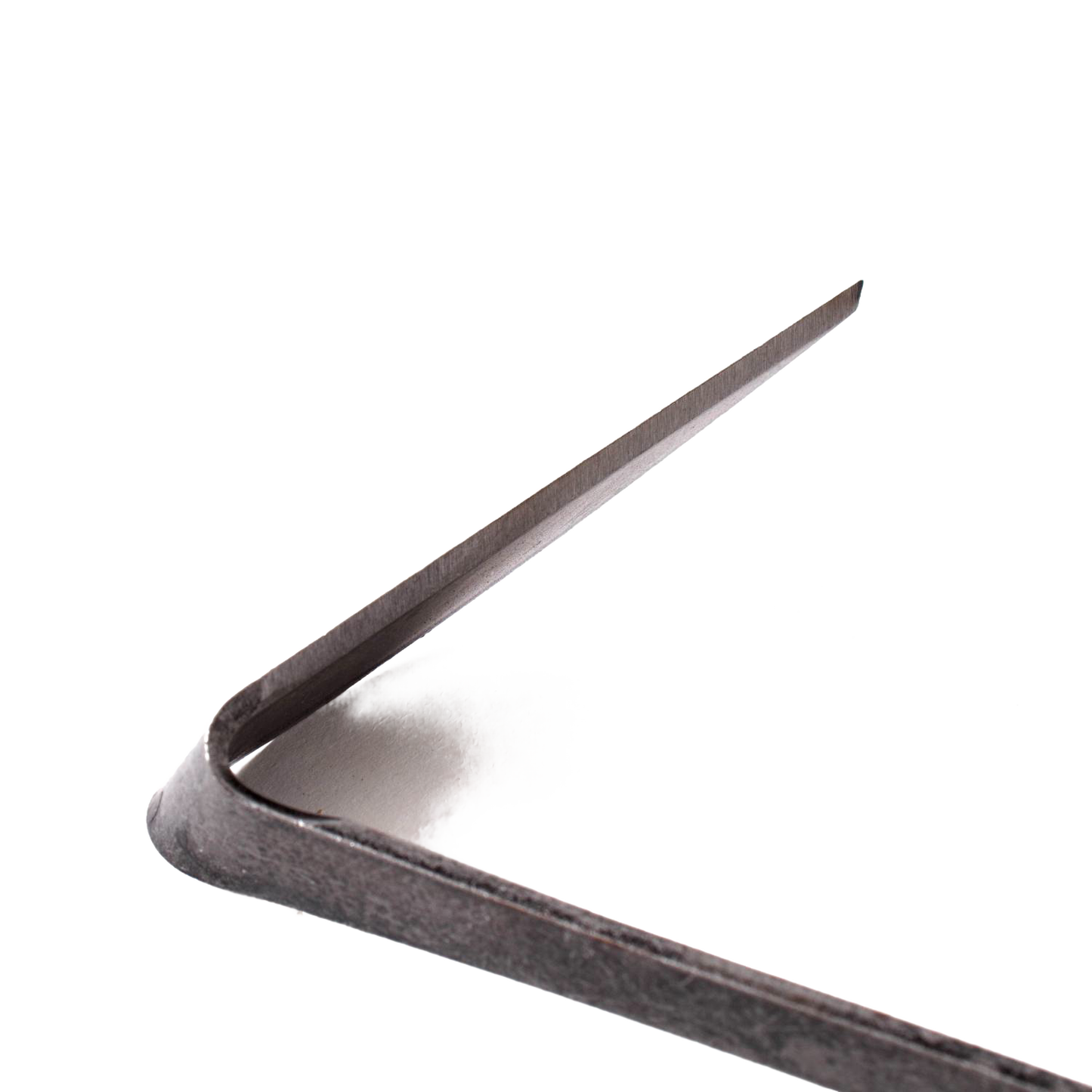 Close-up of a durable double-sided metal garden hoe blade with a sharp edge and angled design, ideal for removing weeds and grass, featured in Farm, Garden & Tool, Garden Accessories, Best Sellers, and Promo Eligible collections.