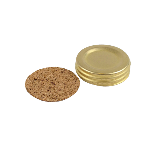 Brass oil lamp cap with 1-inch female coarse threads and a removable cork insert, designed for compatibility with most Aladdin glass fonts, featured in Lamps & Lighting, Parts and Accessories, Lamp Burners and Collars, Best Sellers, Promo Eligible collections.