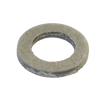 Gray metal washer with a smooth finish, designed to reduce friction in kitchen and butchering specialty equipment, featured in Best Sellers and Promo Eligible collections.