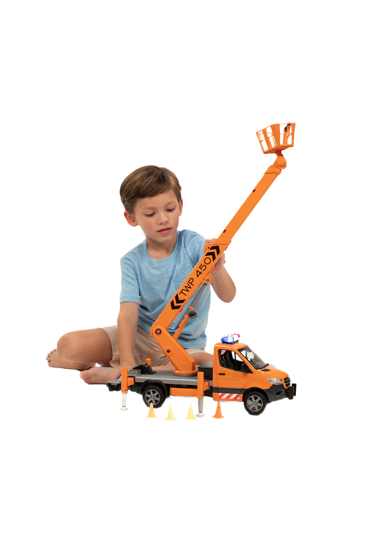 Bruder Toys MB Sprinter Work Platform with Light & Sound