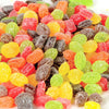 Close-up of colorful handcrafted sugared candies in bright red, orange, yellow, green, and brown, reflecting classic old-fashioned flavors in the Kitchen & Food, Snacks and Sweets, USA Made, and Best Sellers collections.