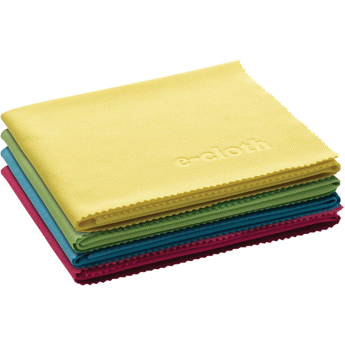 e-Cloth Glass & Polishing Cloths - Pack of 4
