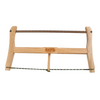 Handcrafted wooden bow saw with high carbon steel blade and sturdy frame, designed for sustainable woodcutting in farm, garden & tool and wood cutting collections.