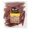 Clear resealable bag of handcrafted hickory-flavored beef sticks, made in USA, perfect for Kitchen & Food, Snacks and Sweets, Meats, Holiday Hosting, USA Made, Best Sellers, and Promo Eligible collections.