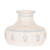 Aladdin Blue Rose Glass Oil Lamp Shade