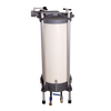 High-capacity water-powered sausage stuffer with sturdy metal frame and cylindrical chamber, handcrafted and Amish made, ideal for Kitchen & Food, Specialty Equipment, and Butchering Supplies collections.