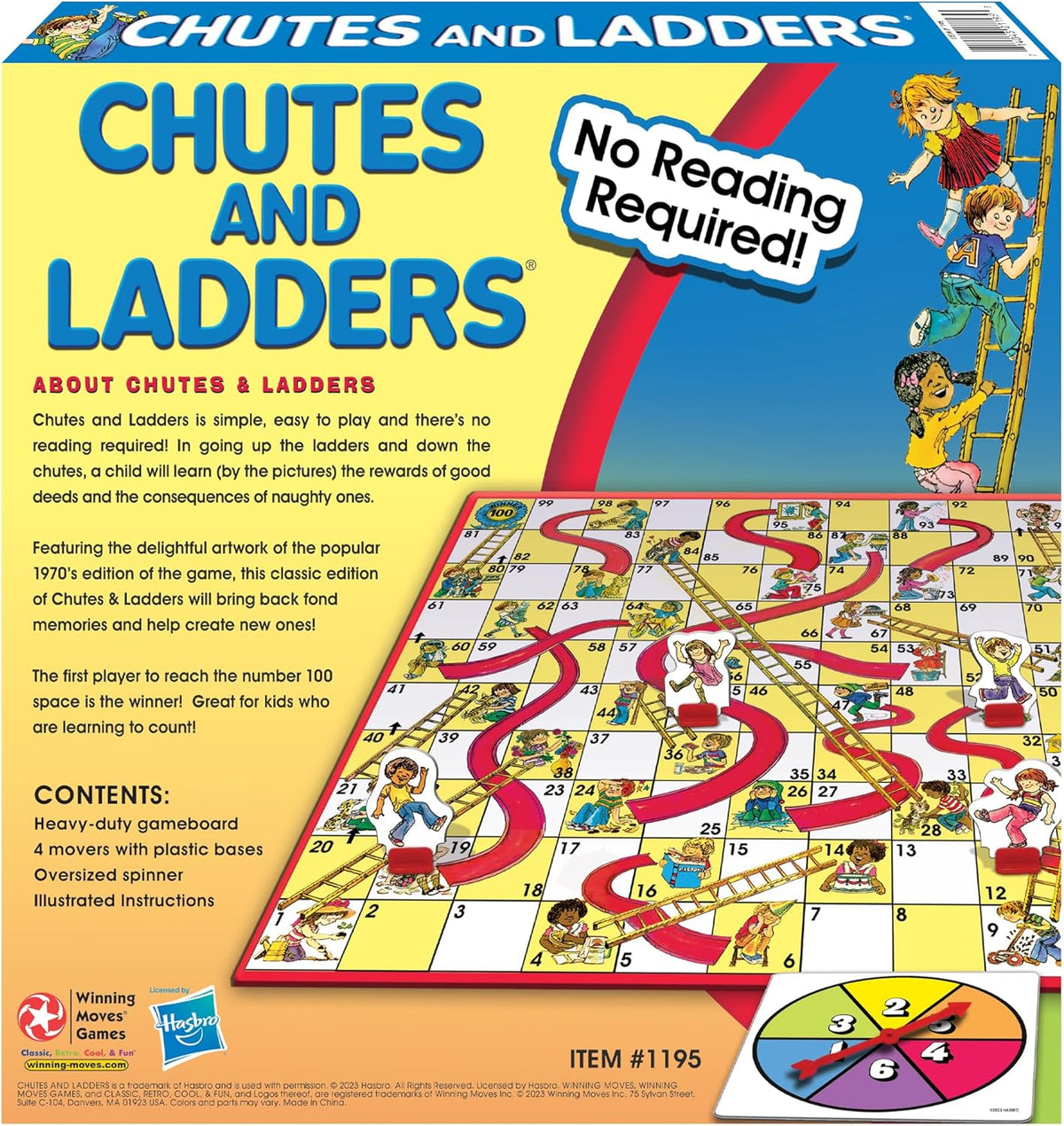 Chutes and Ladders Board Game
