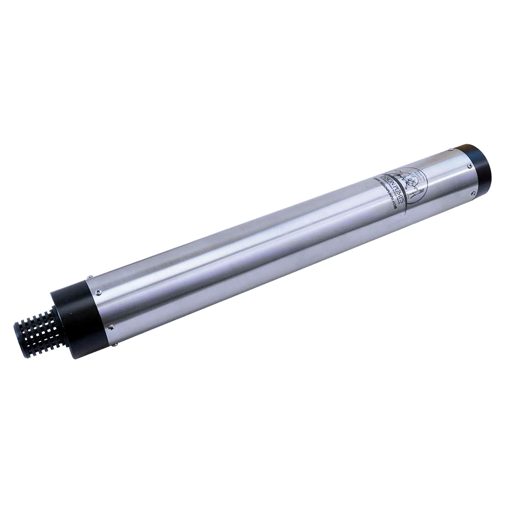 Handcrafted stainless steel water well cylinder with corrosion-resistant #304 stainless steel body and non-corrosive food-safe internal components, made in USA, ideal for water pumps and appliance collections.
