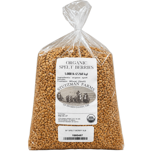 Stutzman Farms Organic Grains – 5-lb Bags