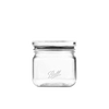 Small clear glass storage jar with a wide mouth and airtight lid, ideal for organizing kitchens and pantries in Home & Decor, Kitchen & Food, Household Helpers, Storage and Serving collections.